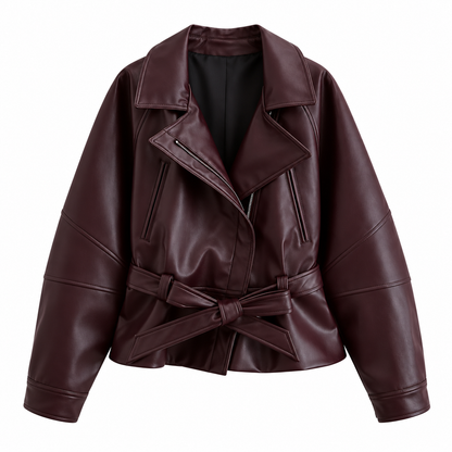 Vintage Lederjacke für Damen